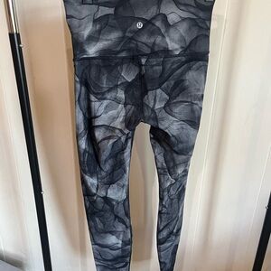 lululemon athletica Black and Gray Performance Leggings